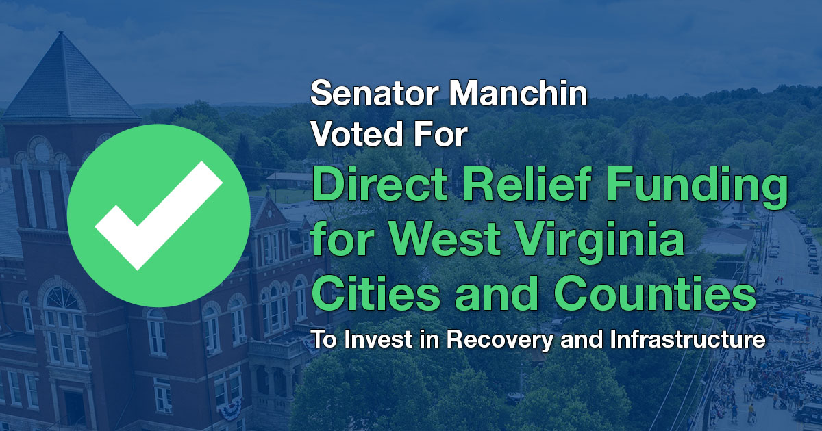 Us Senator Joe Manchin Of West Virginia