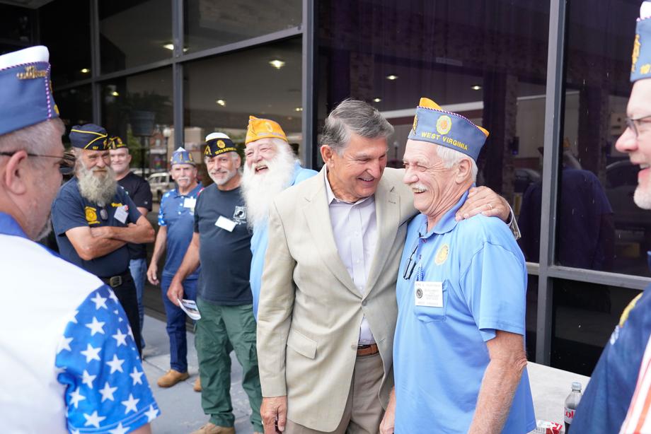 Manchin Speaks At American Legion Department of West Virginia's 105th Annual State Convention In Huntington