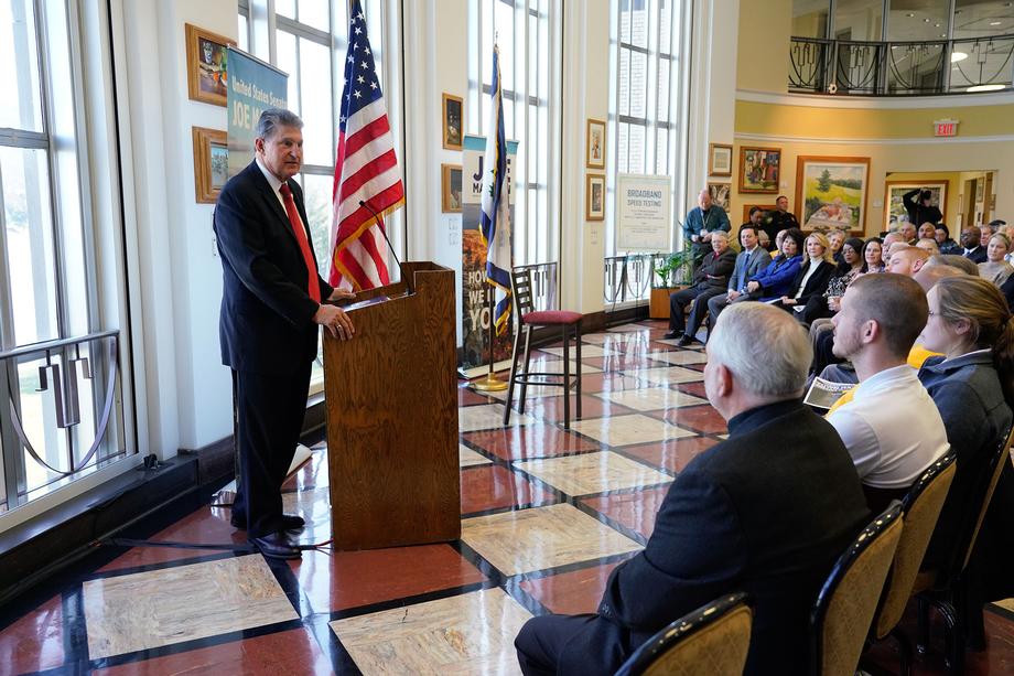 Sen. Joe Manchin Hosts Town Hall in Charleston