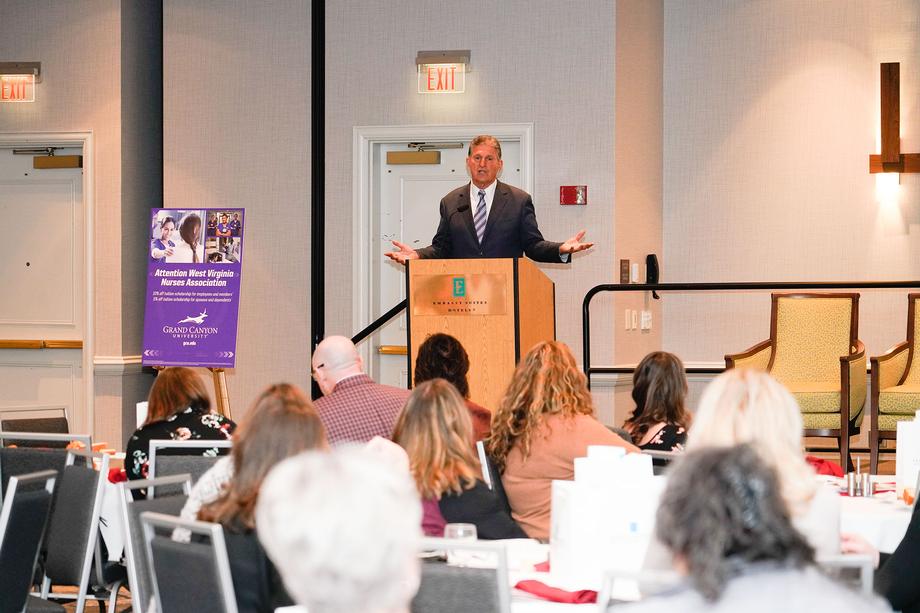 Sen. Joe Manchin Speaks At West Virginia Nurses Association Policy Summit