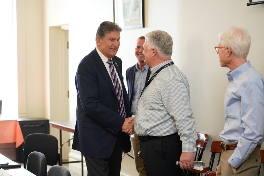 Manchin Visits Marion, Monongalia Counties To Engage With Local Organizations, Constituents