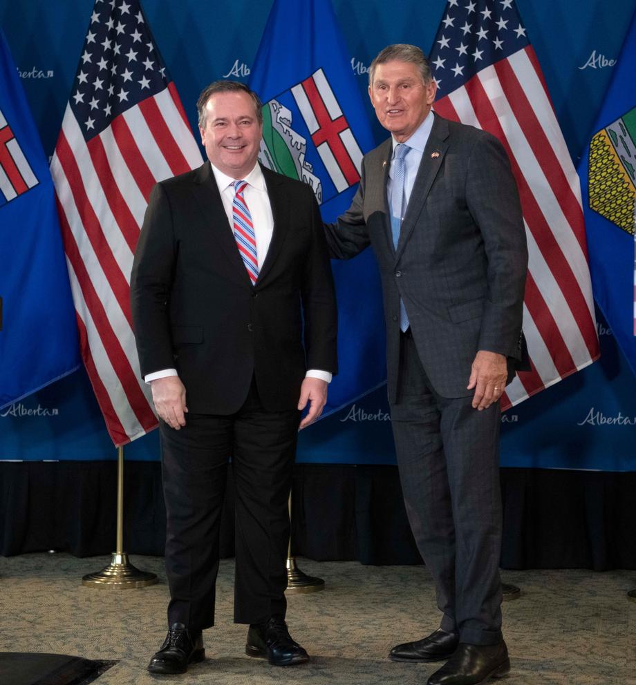 Manchin Visits Alberta To Discuss North American Energy Security