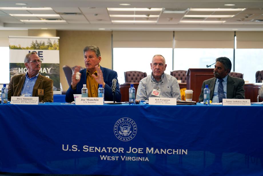 Sen. Joe Manchin Hosts Roundtable Discussion On Iran And Middle East Relations