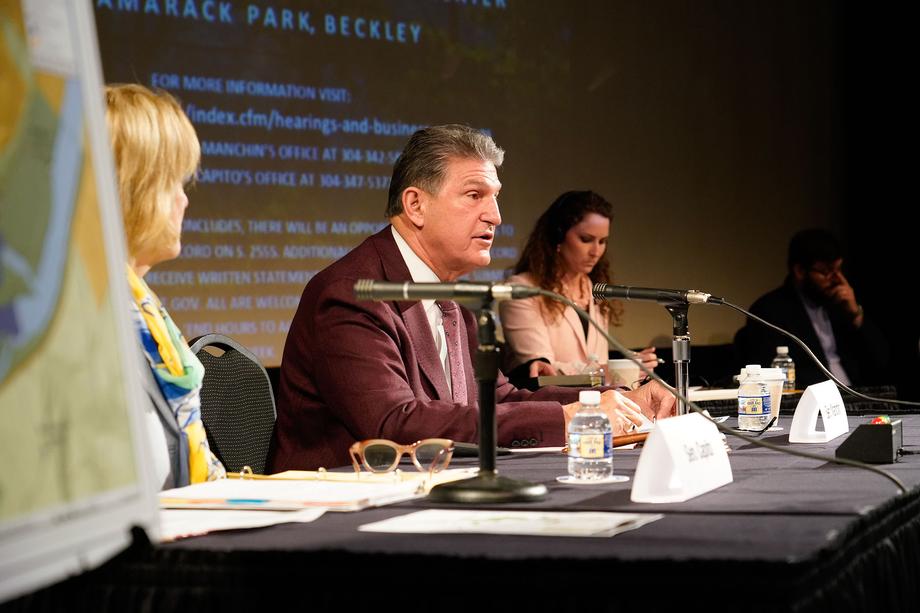 Sen. Joe Manchin Holds Field Hearing On New River Gorge Park And Preserve Act