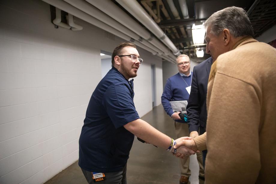Manchin Attends WV High School Basketball State Tournament, Congratulates Student Athletes